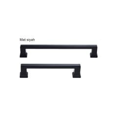 Hafele MELE Kulp mat siyah 192mm