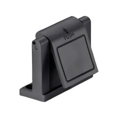 Hafele SDG 05 Mat Siyah, 57x70 mm Kapı Güvenlik Mandalı