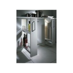 Hafele No.15 Parlak Krom Tepsilik Tezgah Altı Kiler Sistemi