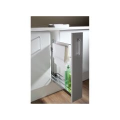 Hafele No.15 Parlak Krom Tepsilik Tezgah Altı Kiler Sistemi