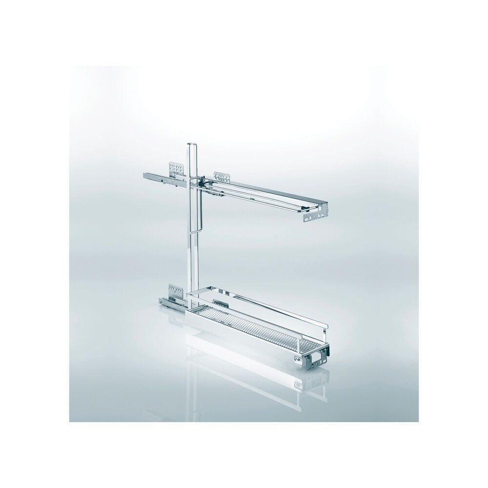 Hafele No.15 Parlak Krom Tepsilik Tezgah Altı Kiler Sistemi