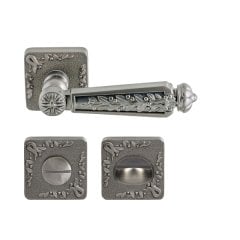 Hafele Kapı Kolu Seti Ruby WC Antik Gümüş
