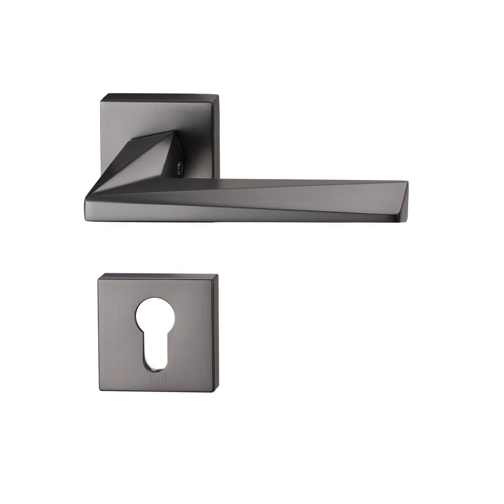 Hafele MARCEL PC (Barelli Tip) Titanyum Renk Kapı Kolu