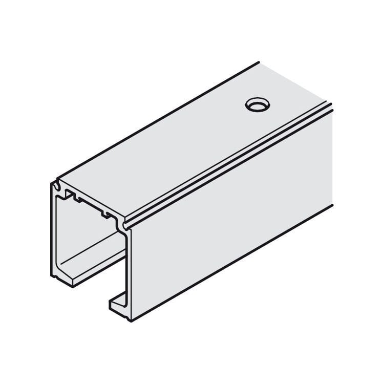 Hafele Slido D- Line11 G x Y: 31 x 33 mm Tekli Taşıyıcı Ray