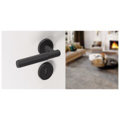 Hafele VERONA II WC (Banyo Tipi), Mat Altın Renk Kapı Kolu