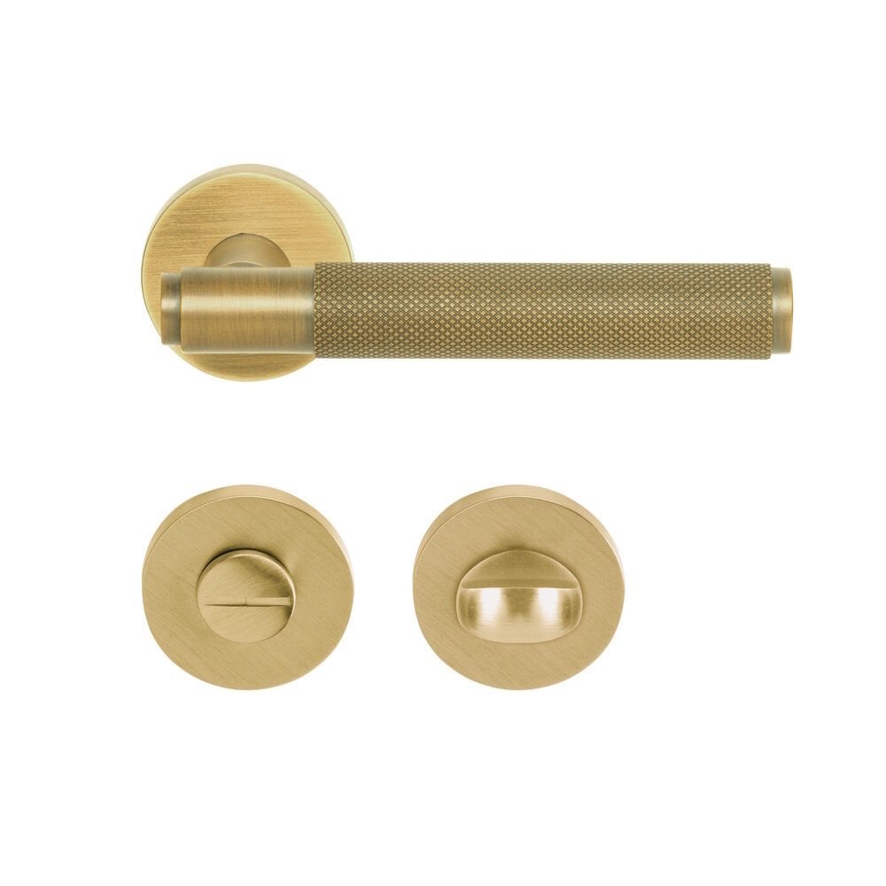 Hafele VERONA II WC (Banyo Tipi), Mat Altın Renk Kapı Kolu