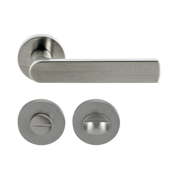 Hafele Kapı Kolu Seti Merit II Kol Seti  WC Mat Nikel