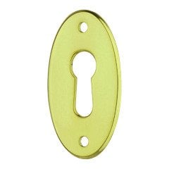 Hafele Anahtar Rozeti Pirinç Parlak Altın Renkli 20x37mm