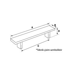 Hafele Mobilya Kulpu Melanie 192mm Antik Gümüş