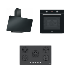 Franke 90 Siyah Cam Set