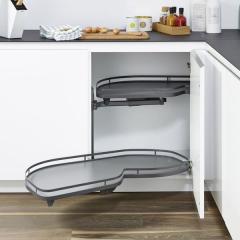 Hafele Lemans2 Sol Kiler Seti 45/60-75cm Antrasit