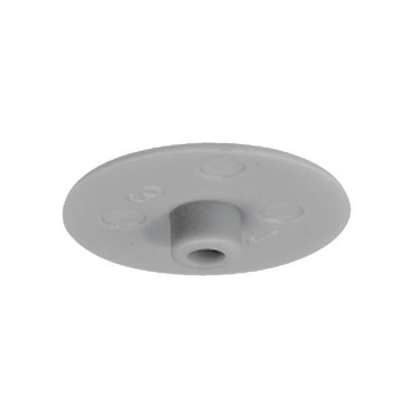 Hafele Minifix Kapak 15mm (500 Adet), Gri Renk