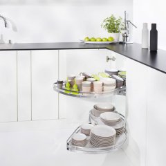 Hafele LeMans II Kiler Set Krom Sol 45/60-75cm