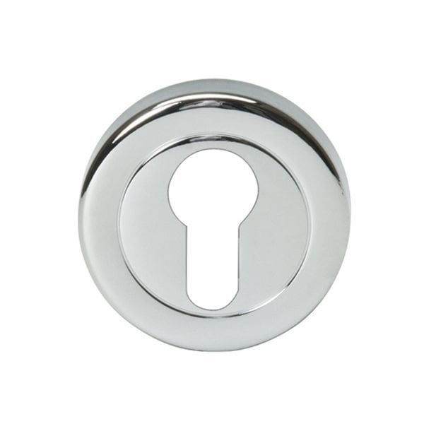 Hafele Yuvarlak Barelli Kapı Kolu Rozeti 52mm, Parlak Krom Renk