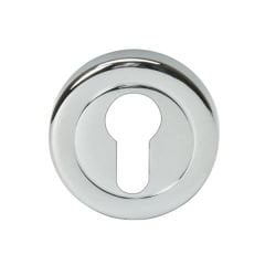 Hafele Yuvarlak Barelli Kapı Kolu Rozeti 52mm, Parlak Krom Renk