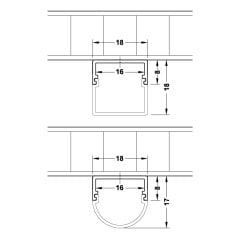 Hafele Montaj Klipsi 90° Gümüş Renkli