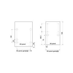 Hafele Nova Pro Cam Panel Montaj Seti