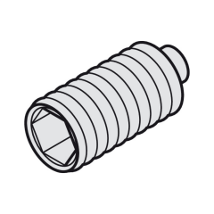 Hafele Setskur Vidası M6 Keskin Uçlu