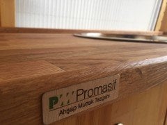 Ahsap Tezgah, Meşe, Masif Tezgah