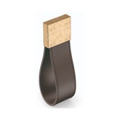 Hafele TAGE JR Düğme Antik Bronz/Koyu Kahve