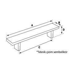 Hafele Mobilya Kulpu Mia2 800mm Paslanmaz Çelik
