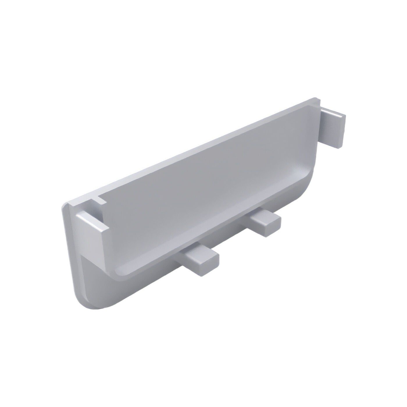 Hafele STRIATA-II-U Profil Kulp Mat Krom 4200mm