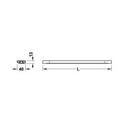 Hafele LED3019 Aydınlatma 24V/19 0W 812mm Soğuk Beyaz Renk