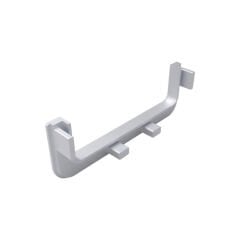 Hafele STRIATA-II-U Profil Kulp Parlak Krom 4200mm