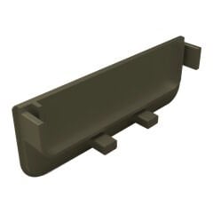 Hafele STRIATA-II-U Profil Kulp Bronz 4200mm