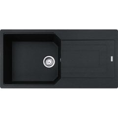 Franke Granit Eviye Tek Gözlü Damlalıklı Ubg 611-100 Nero