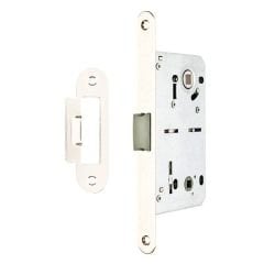 Hafele H50.08 WC Tipi Dilden Kilit Parlak Krom 50/18/90mm