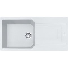Franke Granit Eviye Tek Gözlü Damlalıklı Ubg 611-100 Bianco