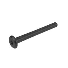 Hafele Yassı Başlı Vida M6x45mm, Siyah Renk (100 Adet)