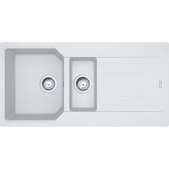 Franke Granit Eviye 1,5 Gözlü Damlalıklı Ubg 651-100 Bianco