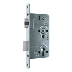 Hafele H100.01 Barelli Tip Gömme Kapı Kilidi Paslanmaz Çelik 100/20/72mm DIN Sağ