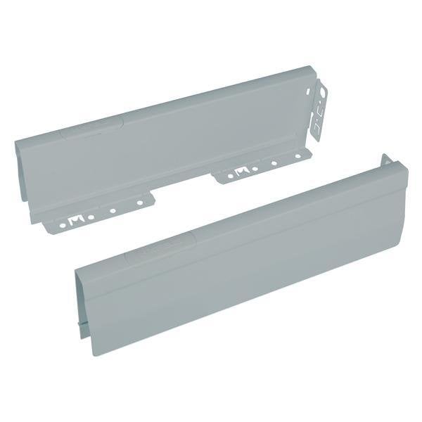 Hafele Moovit, Çekmece Yanağı Gri 300mm (10 Çift)