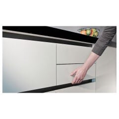 Hafele STRIATA-II-U Yan Kapak Seti, Mat Krom