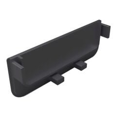 Hafele STRIATA-II-U Yan Tam Kapak Seti, Mat Sİyah